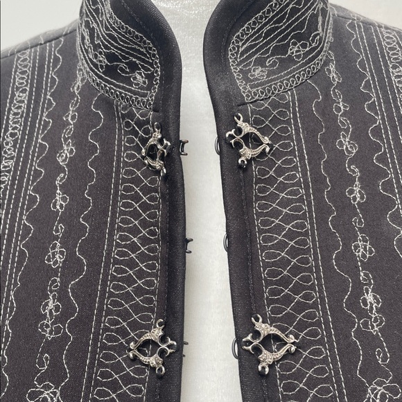 Black Embroidered Jacket - Picture 2 of 4